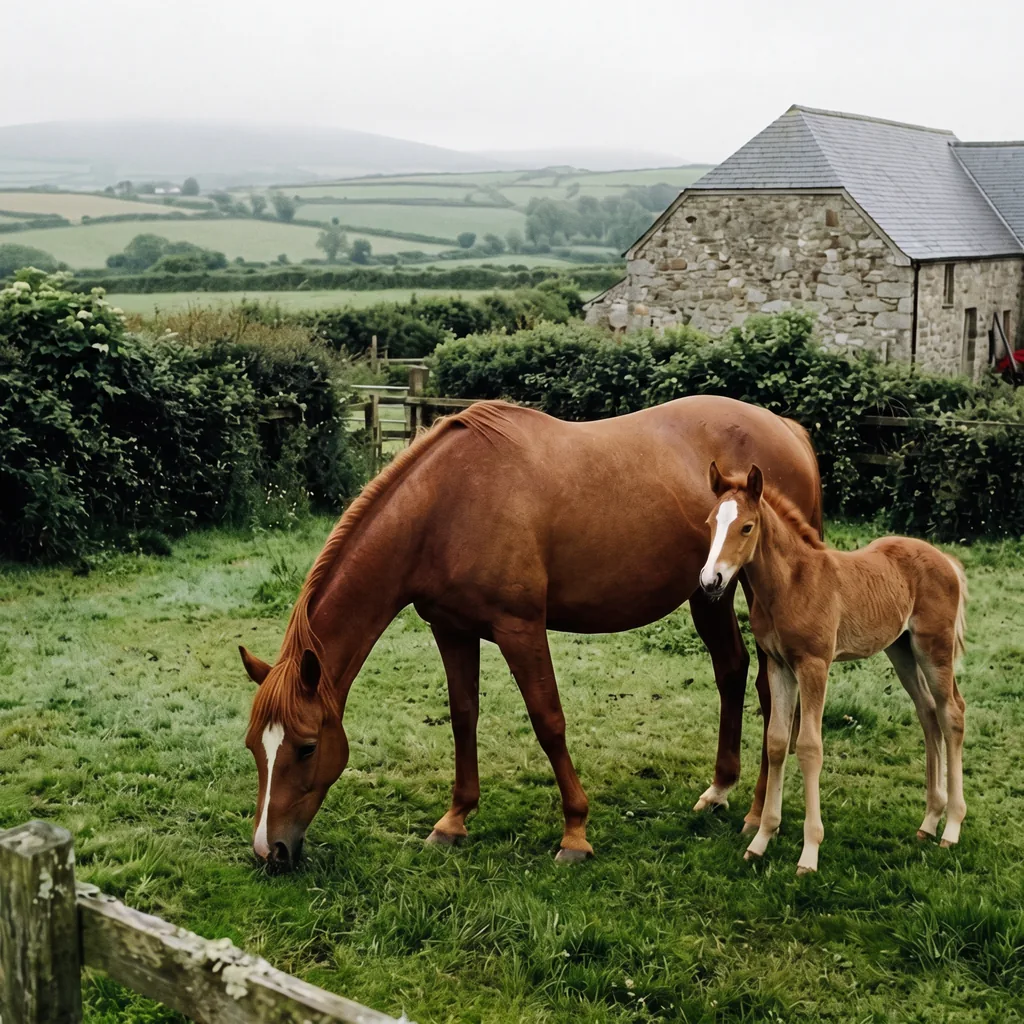 Élevage de chevaux au Les Écuries d'Augias, Saint-Clément