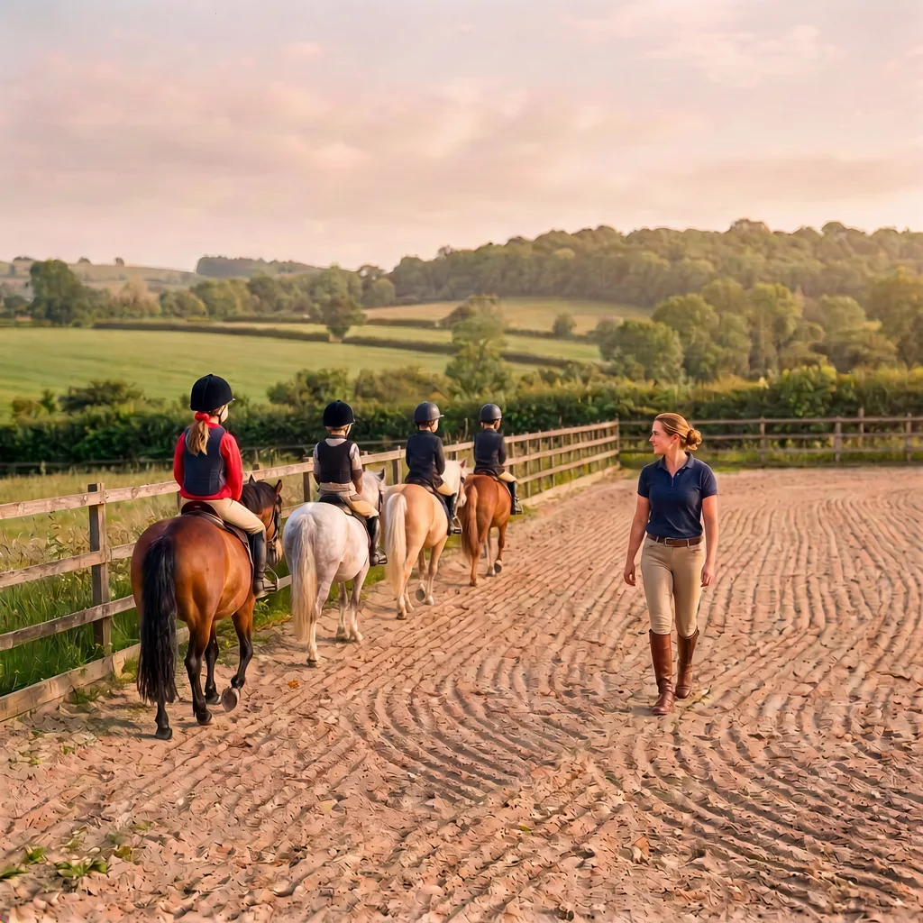 Cours de poney à Saint-Clément, Corrèze